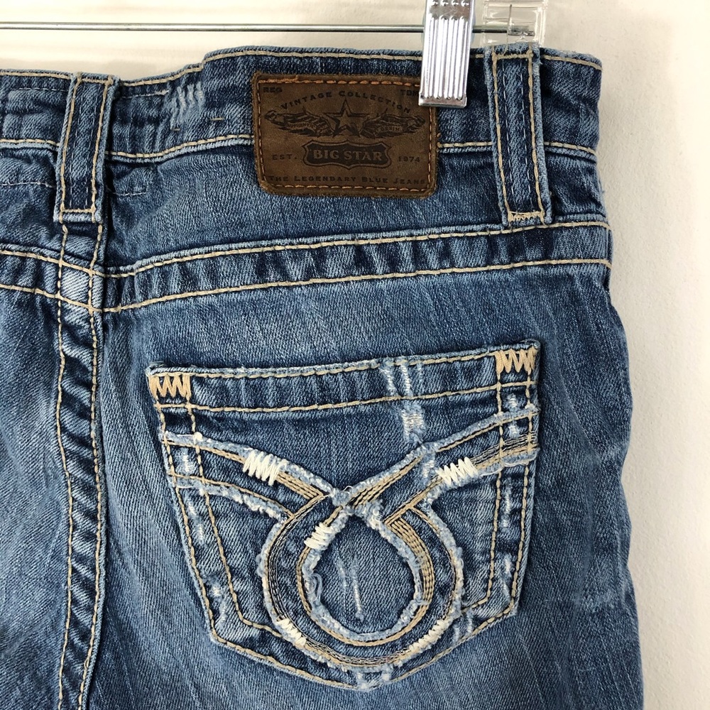 Big Star Liv distressed mid rise bootcut jeans - Picture 3 of 10